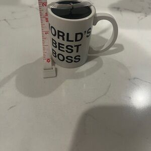 World's Best Boss White Mug ornament